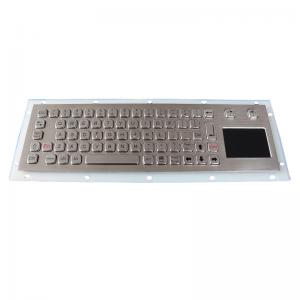 Buy cheap IP67 Dynamic Water Proof Touchpad Keyboard , Stainless Steel Industrial Keyboard product