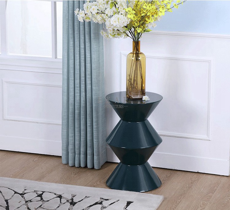 New Simple Design Modern MDF Round Small End Table