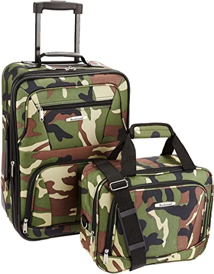 Combination Lock Softside Upright EVA Trolley Luggage