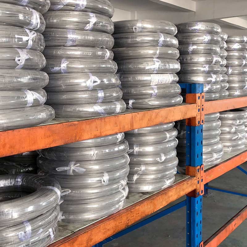 Electric Fence Spring Stainless Steel Wire Rope 6mm A479 Bright Surface