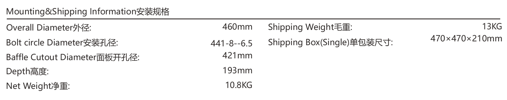 4inch voice coil 96dB 18'' 600W RMS Pro Audio Subwoofers