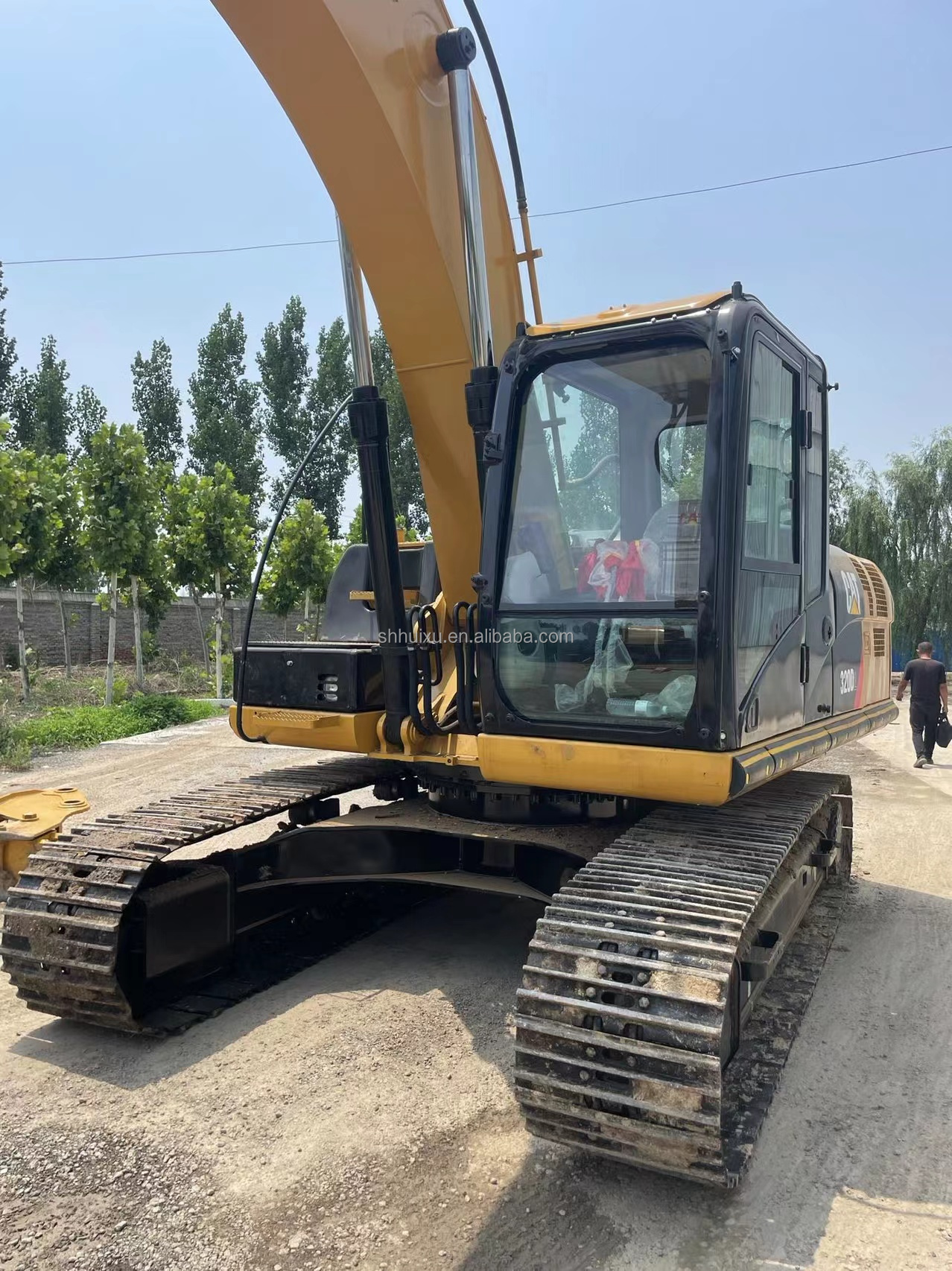 20 ton used excavator used cat 320d /high power engine second hand excavator cat 320d on sale