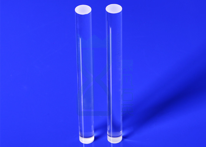 CNC Finish Quartz Glass Rod Milling Optical Cylinder Clear Fused For Solar Semiconductor