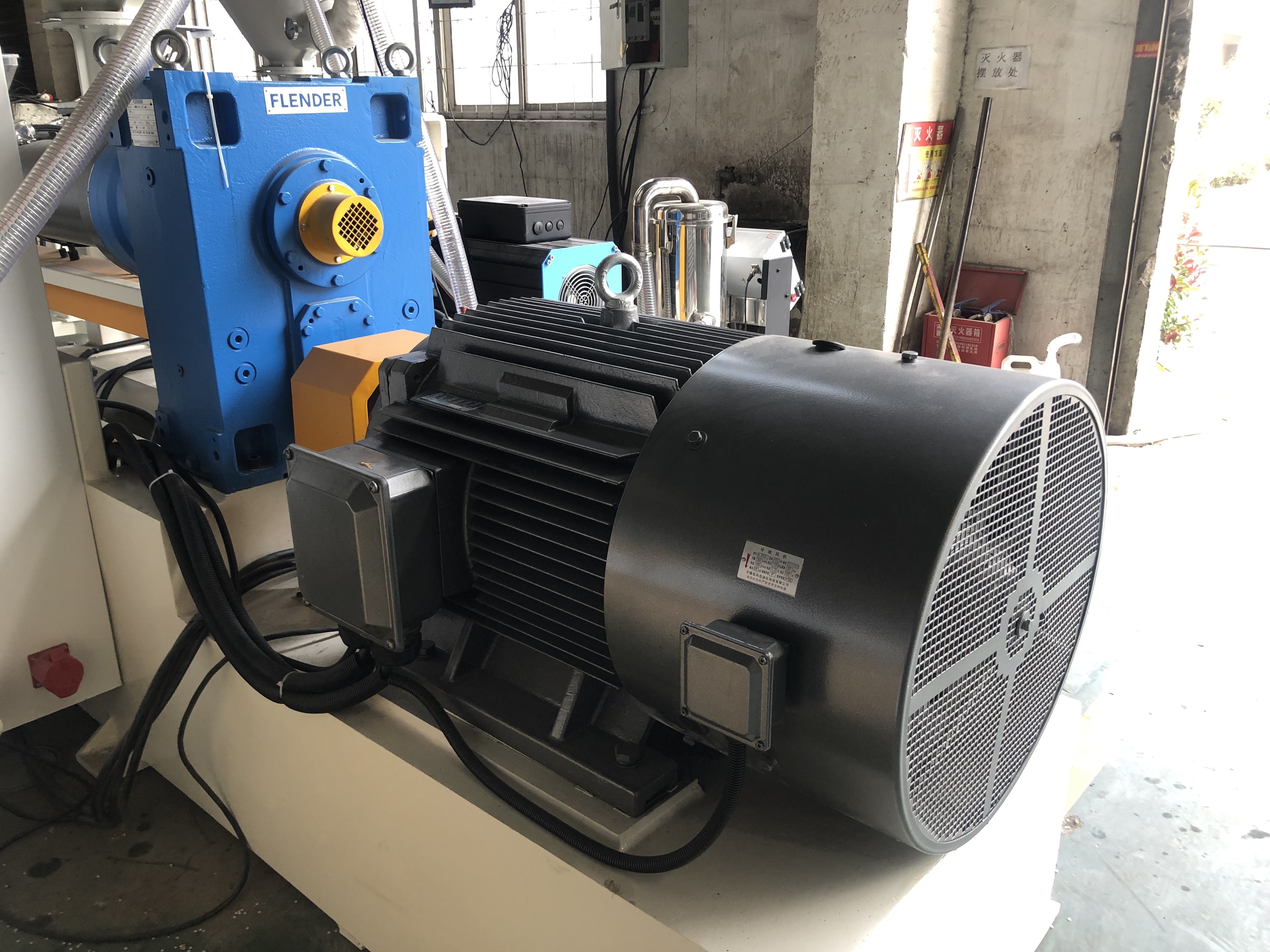 20 - 110mm HDPE PE Pipe Extrusion Line Single Screw Full Automatic