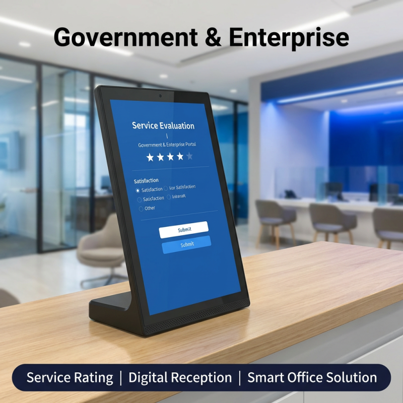 10.1″ / 15.6″ L-Shape Touch Screen Digital Signage with Full HD Resolution and Face Recognition Camera