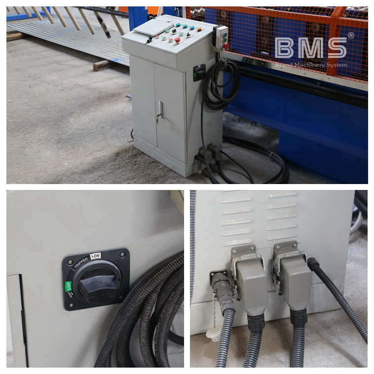 European Style Corrugated Roof Roll Forming Machine / Roof Sheet Making Machine
