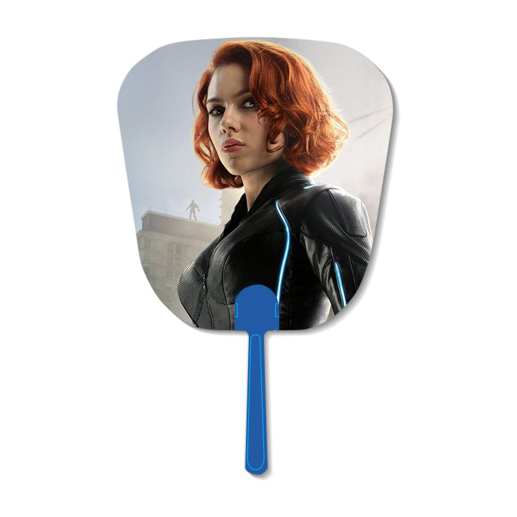 16x17cm Hand Fan 3D Lenticular Printing Service For Promotional Gift / Advertisement