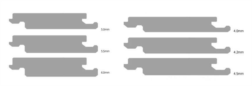 GKBM FT-W29045-6 Eco-friendly Click Waterproof Fire Retardant Thin Black Gray Oak Stone Polyvinyl Composite SPC Flooring