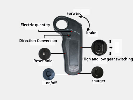 Long Smart Electric Skateboard 1 Baboo Deck Material 930mm High Durability