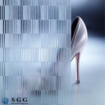 Internal Decoration patterned glass 4mm with ISO9001&CE