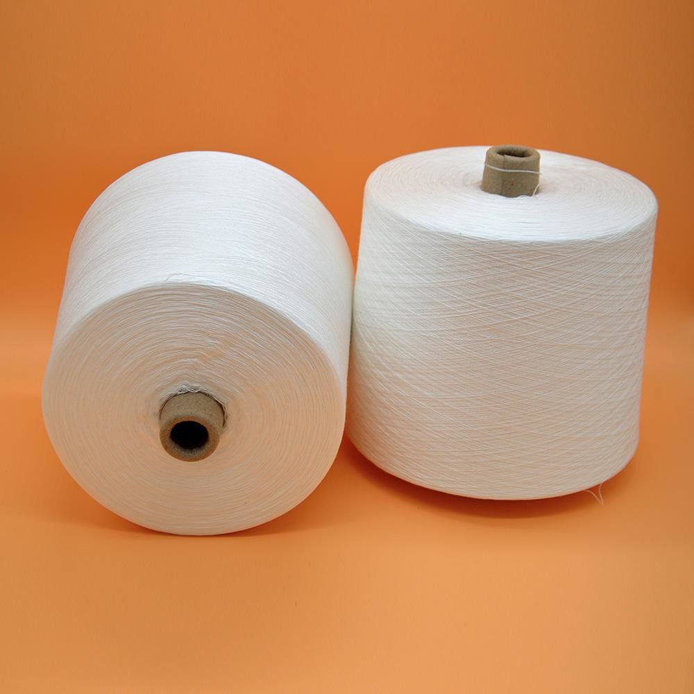 High Quality Polyester Blended Yarn For Durable Soft Weaving Knitting