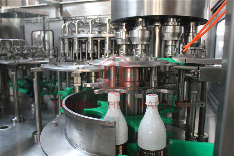 Mango Puree 38mm Bottle Neck Hot Juice Filling Machine For Plastic Bottle