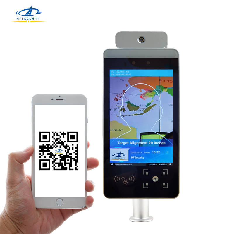 HFSecurity RA10T Face Recognition Temperature Measurement Terminal And Smart Door Access Control