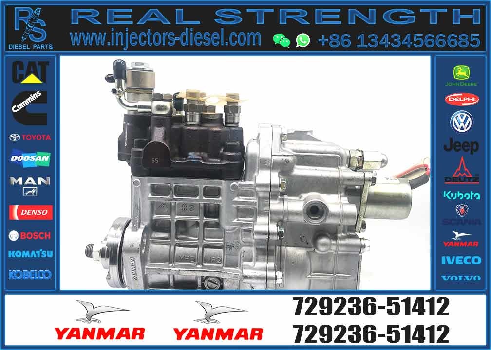 Diesel Engine Fuel Injection Pump 729236-51412 X3 For 3TNV88 72923651412 729236 51412