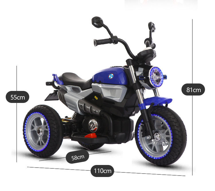 12v Electric Ride On Motorcycle Bike for Kids One-Button Start and Battery Included