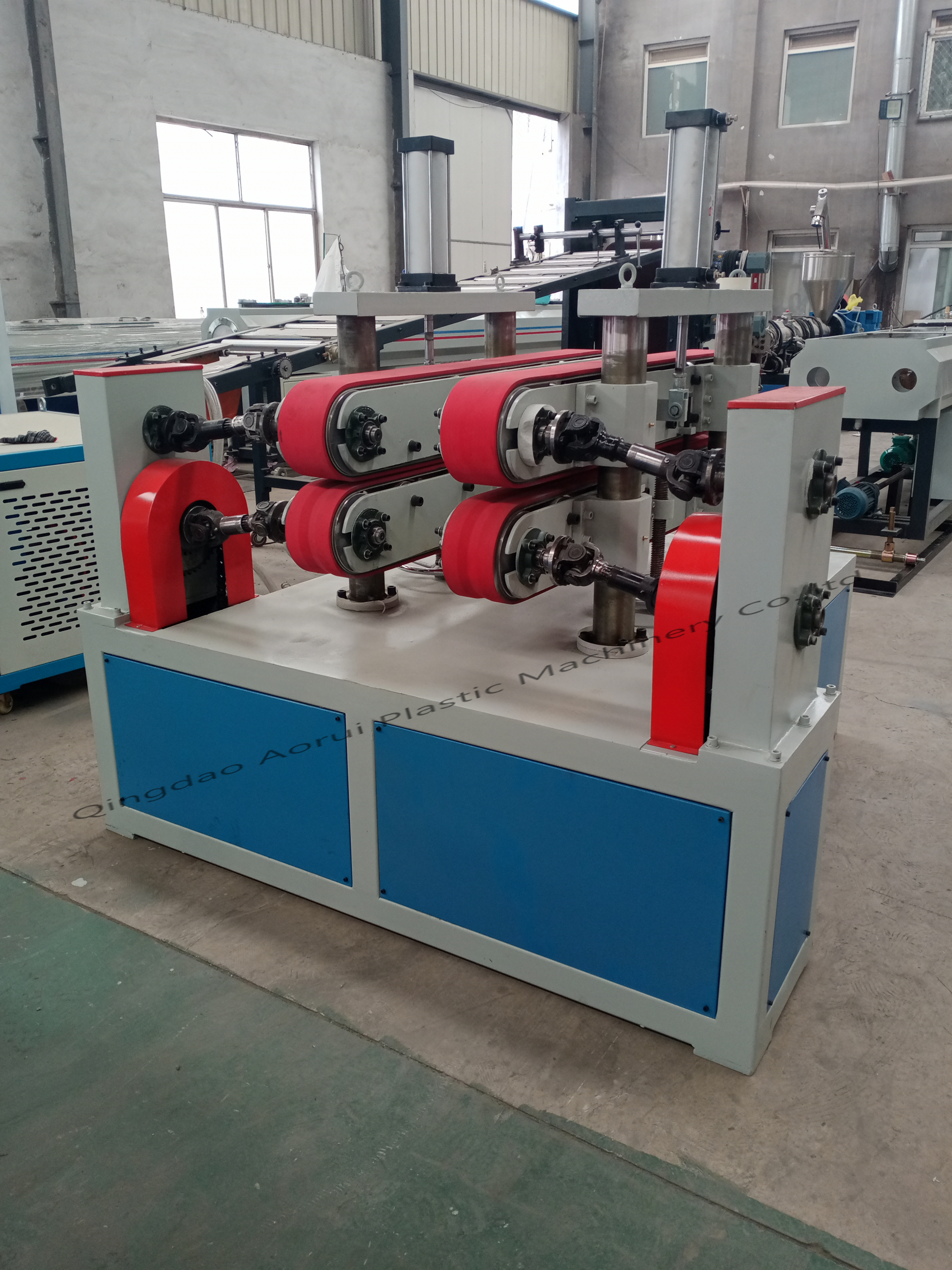 Polyethylene Customizable Plastic Pipe Extrusion Line OMRON Temperature Controller