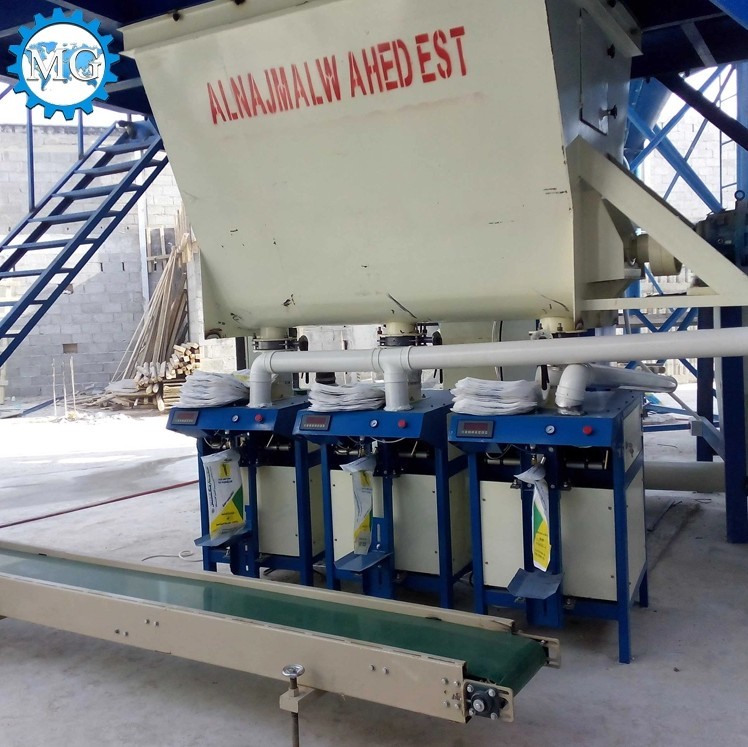 Full Automatic Dry Mortar Production Line For Cement Sand Mixing