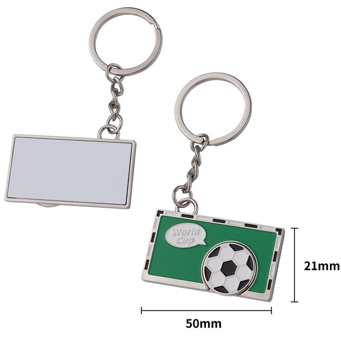 Sublimation Love-Themed Lipstick I LOVE Football Keychain Personalized Soda Bottle Opener Keychain Pendant Small Gift