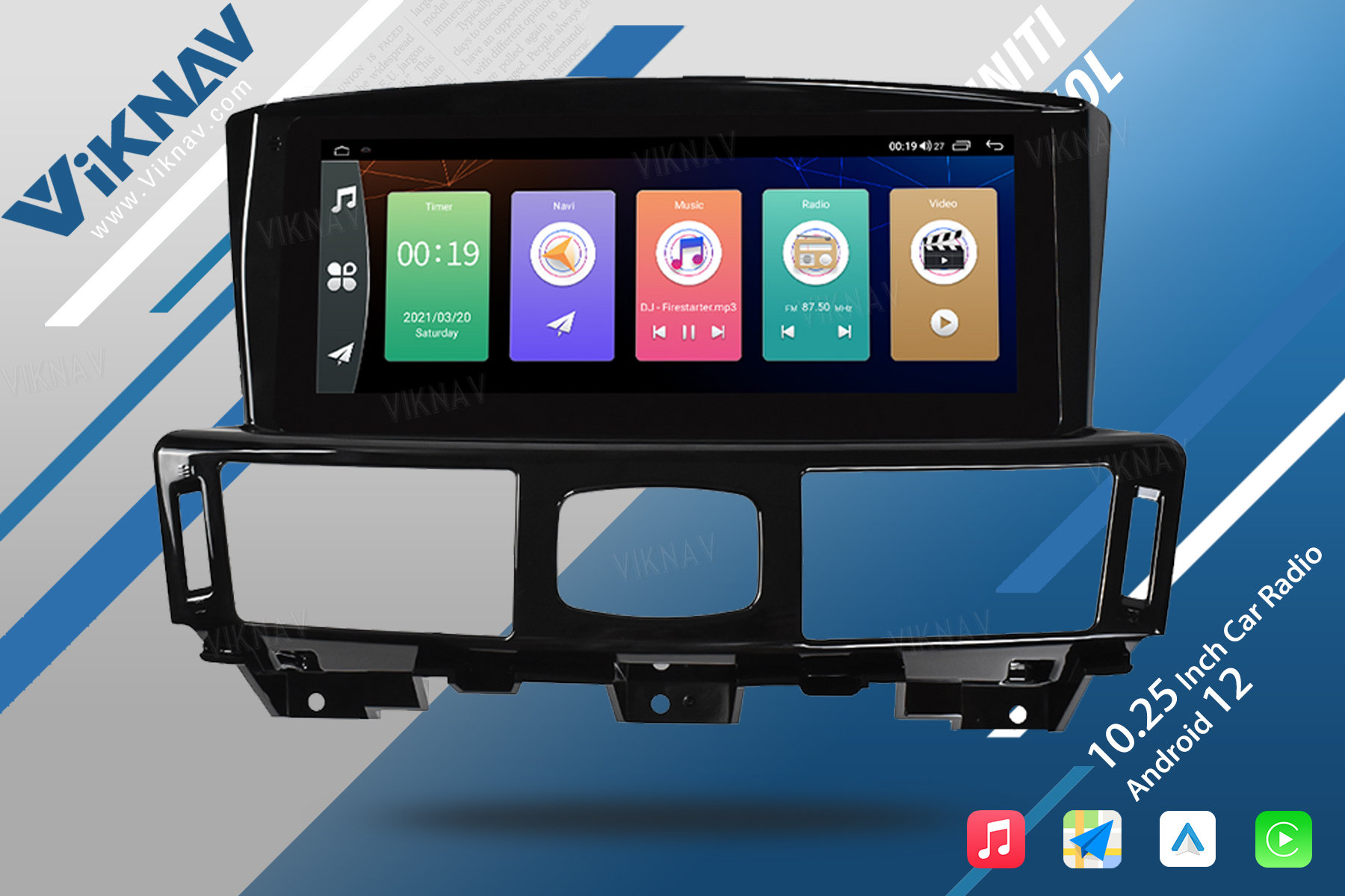 Infiniti Q70L 2013-2017 Aftermarket Touch Screen Radio Car Stereo Multimedia Player