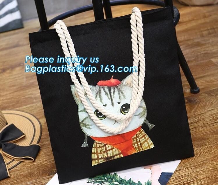 Reusable 100% Cotton Canvas Bag Canvas Tote Bags Convenient Environmentally Grocery Shopping Bags,zipper canvas bag cott