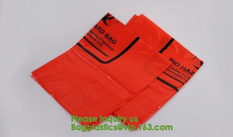 Bio Hazard Tote Bags,Stick-on Red Bio Hazard Waste Bags 6" x 6" 200/Bx,Shop Bio Hazard Shoulder bags online bagease pack
