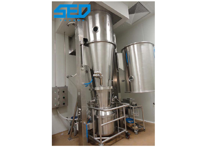 Efficient Pharmaceutical Dryers Stainless Steel Fluid Bed Powder Granulator Coater