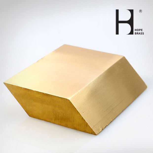 Golden Fade Resistant Square Brass Flat Bars SGS Certification