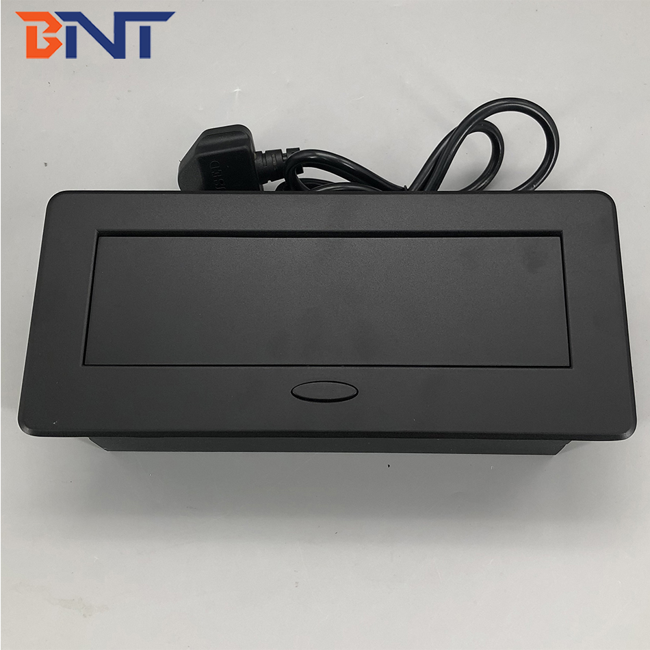UK power hidden table pop up desktop power socket with usb charger