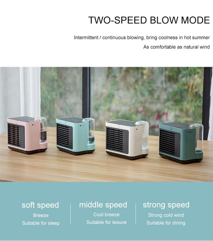 Mini Air Conditioner Portable Air Cooling Fan Office Air Humidifier For Home
