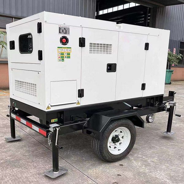 Heavy Duty Diesel Engine Generator Set School Emergency Rated Voltage 400V/230V Three Phase Diesel Generator