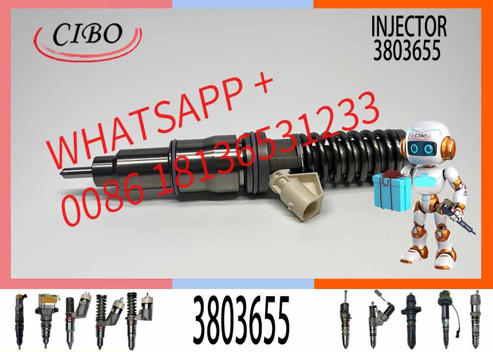 Engineering Machinery E1 Truck Engine System Accessories 3803655 Diesel Fuel Injector