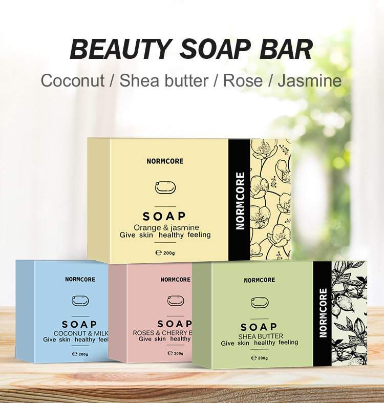 Custom Luxury Solid Skin Whitening Natural Vegan Clear Handmade Organic Bath Body Soap Bar