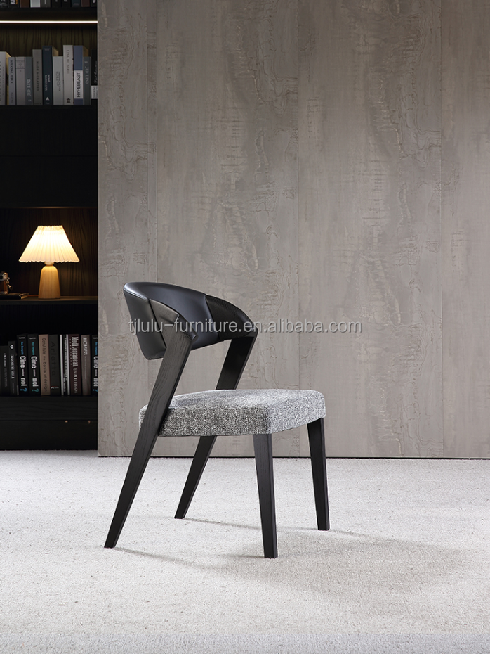 Dining Room Furniture Italian Luxury Modern Design Wood Cafe Chair Stacked Chairs for Sophisticated Dining
