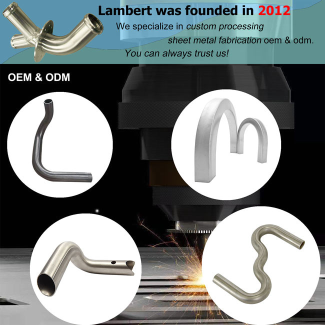SUS Round Tube Bending Services 14mm , Stainless Steel Pipe Fabrication