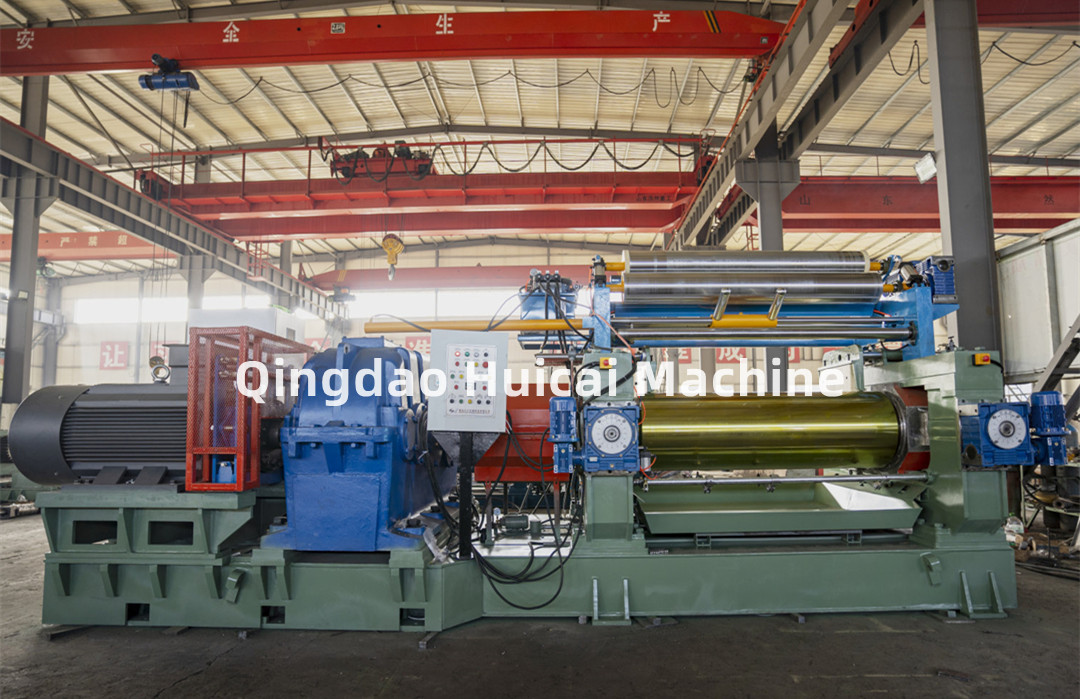 Two Roll Rubber Open Mixing Mill with 360mm Diameter and High Efficienc