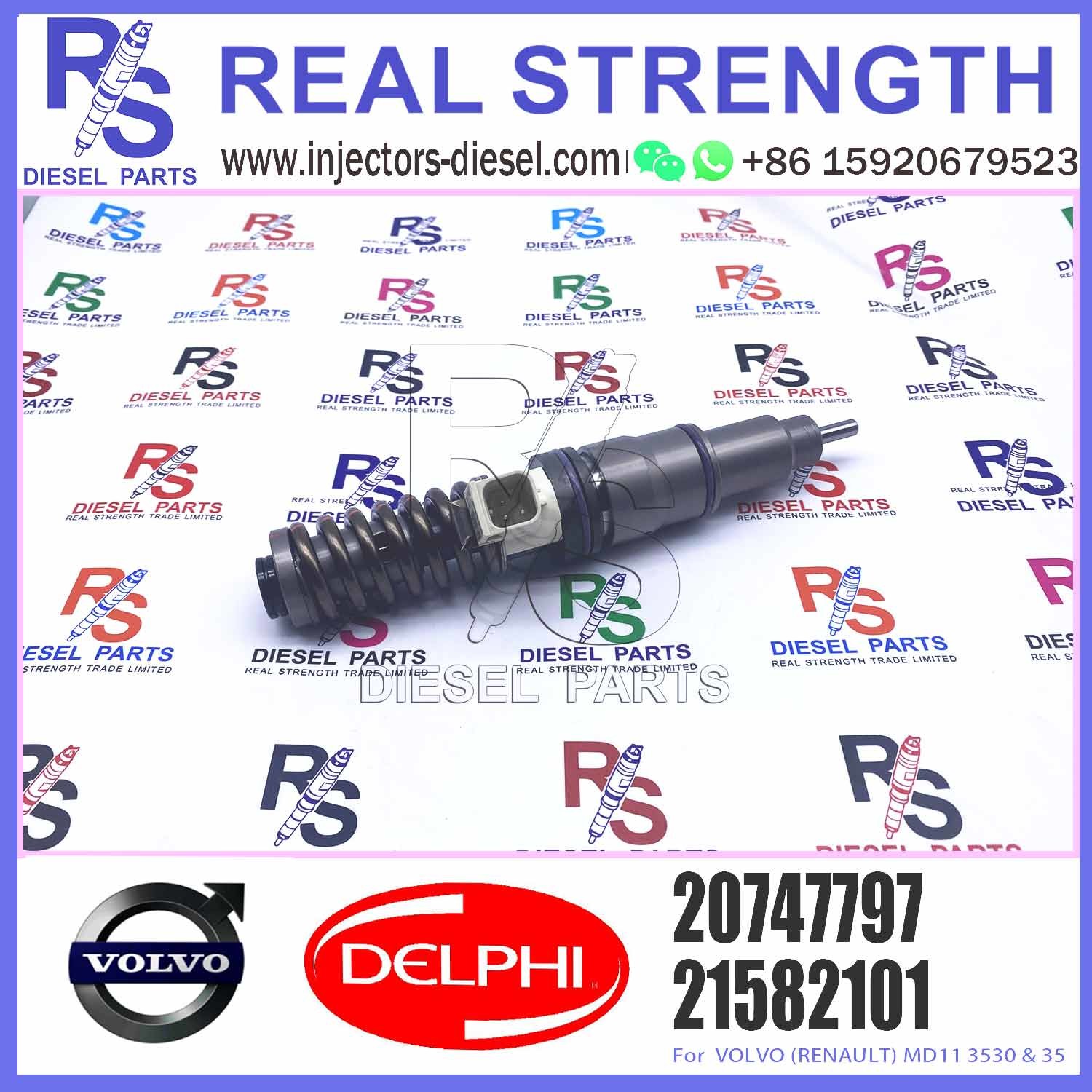 New Diesel Fuel Injector 20747798 BEBE4D11001 20440388 20500620 20747797 420747798 85000675 BEBE4D11201 for V-O-L-V