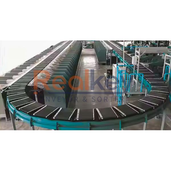 Dimension Weighing Scanning System Cross Belt Sorter Parcel Sorting Machines