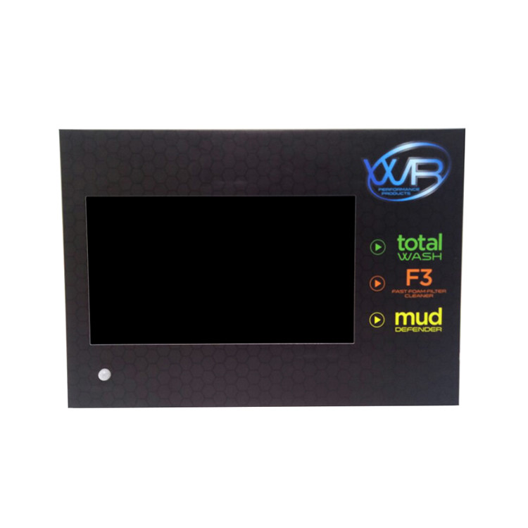 10 inch LCD screen video player used in store advertising digital video display for retail counter display