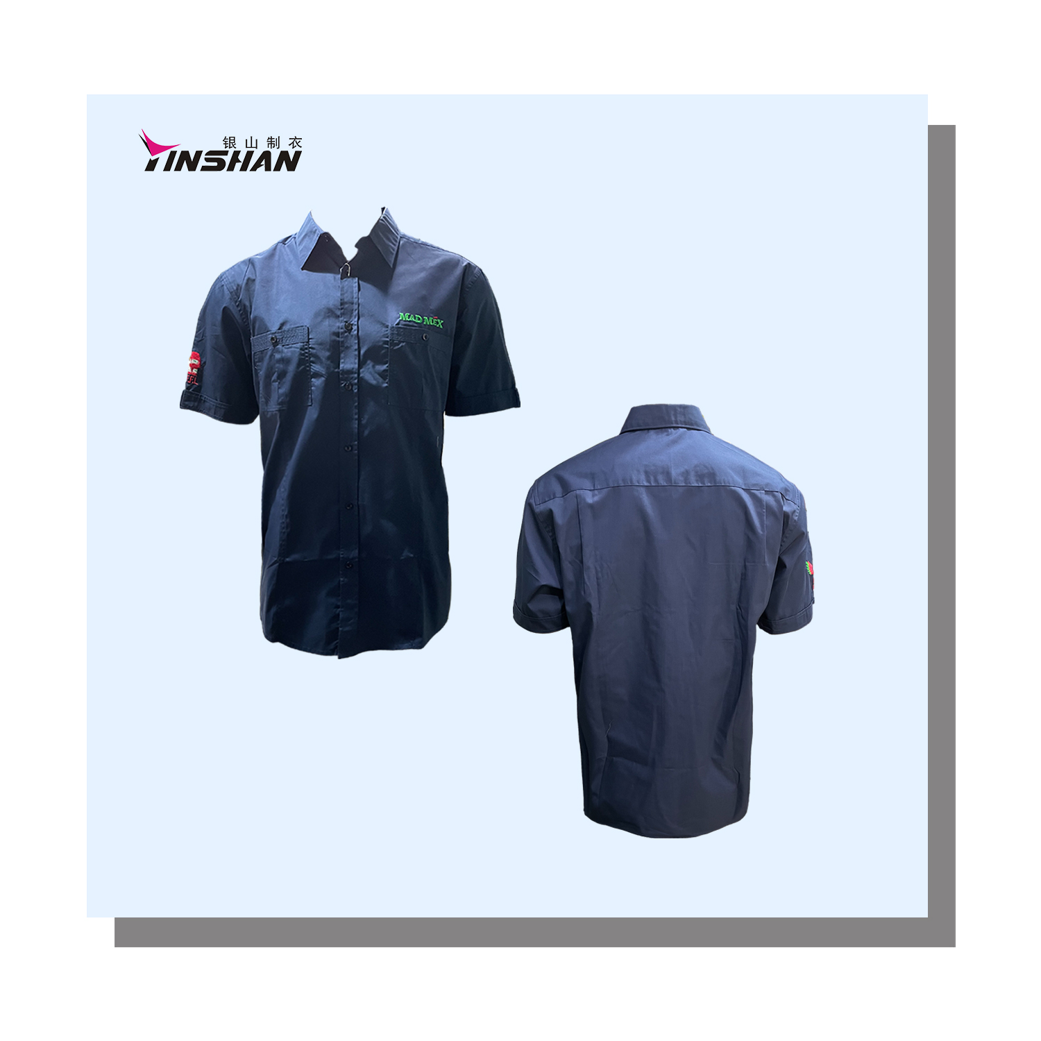 Men's Workwear for Work Shirts Custom Overall Work Suit Work Clothes