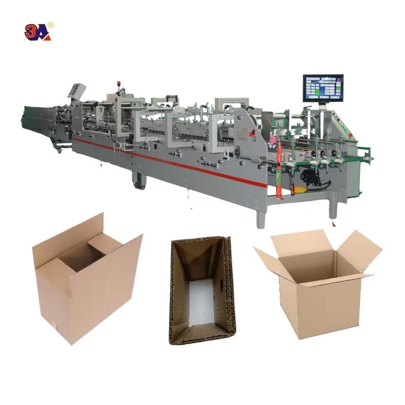 Fully Automatic Folder Gluer for Wood Packaging Material and Carton Box Manufacturing