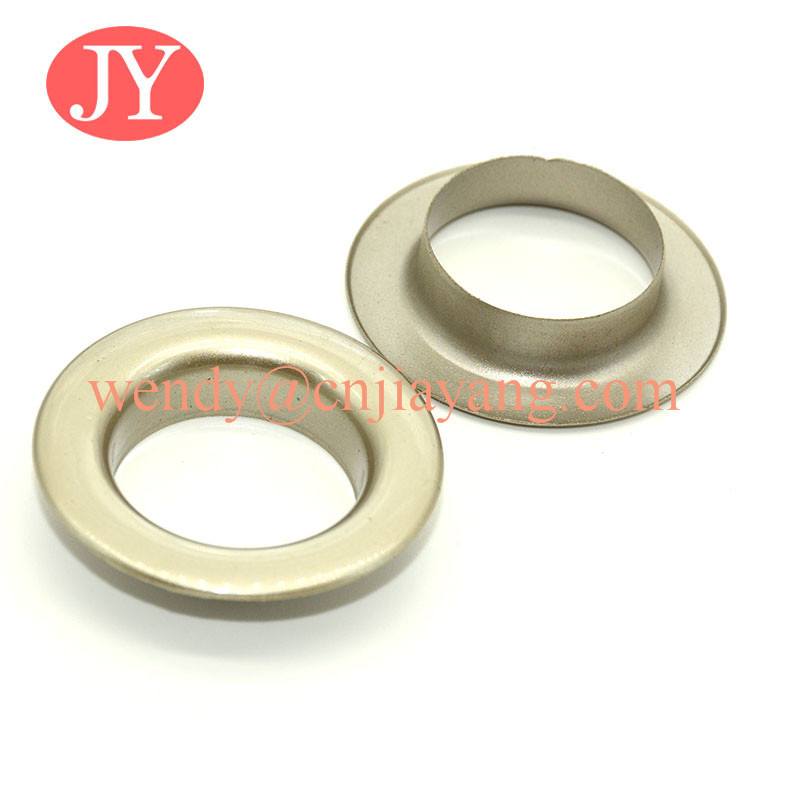 Different size enamel brass metal eyelet with color logo for garment