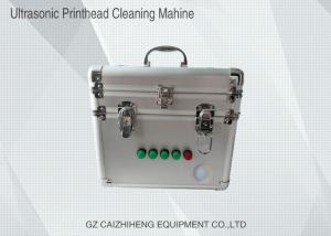 Buy cheap Versatile Ultrasonic Solvent Inkjet Printhead Cleaner Portable Silver Color product