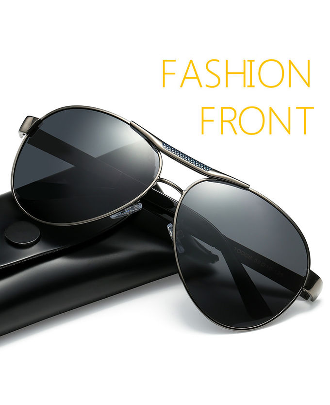 Round Mens Luxury Sunglasses BSCI Polarized Outdoor Sports Men Driving