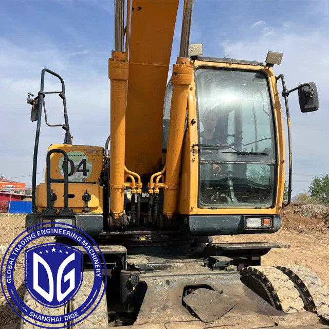 Hyundai 210W-9 21Ton Used Wheel Excavator,Origin From Korea,Available Now