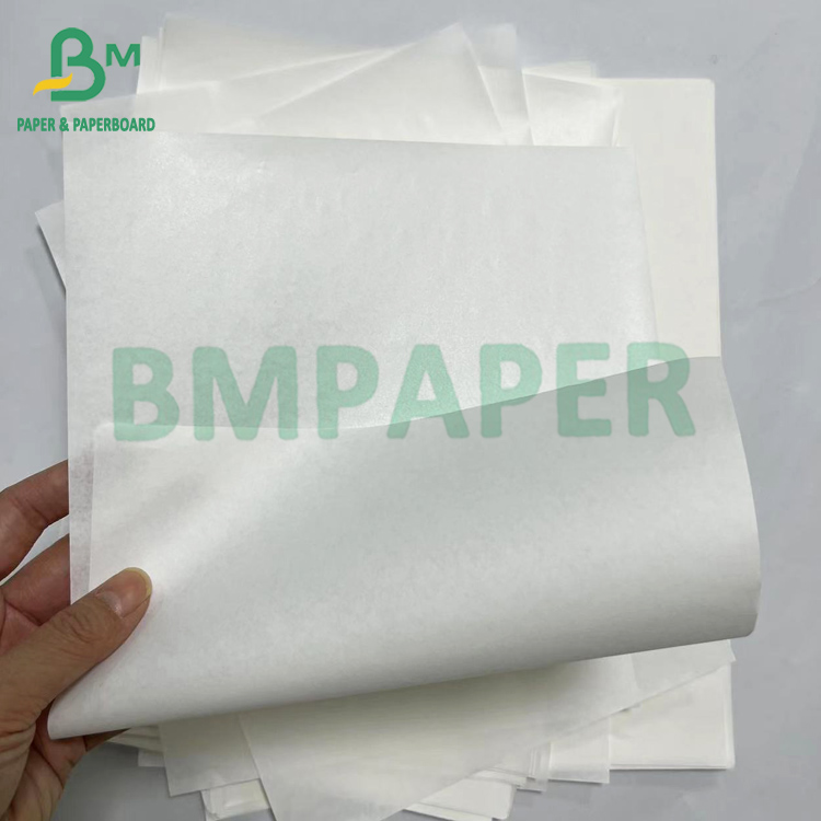 Recyclable  40gsm G1S Food Grade Bleached White MG Kraft Paper 