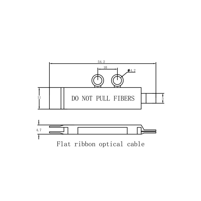 GAPHO Fiber Optic Fan Out Kit 6 Core 12 Core 0.9 Breakout Fanout Solutions