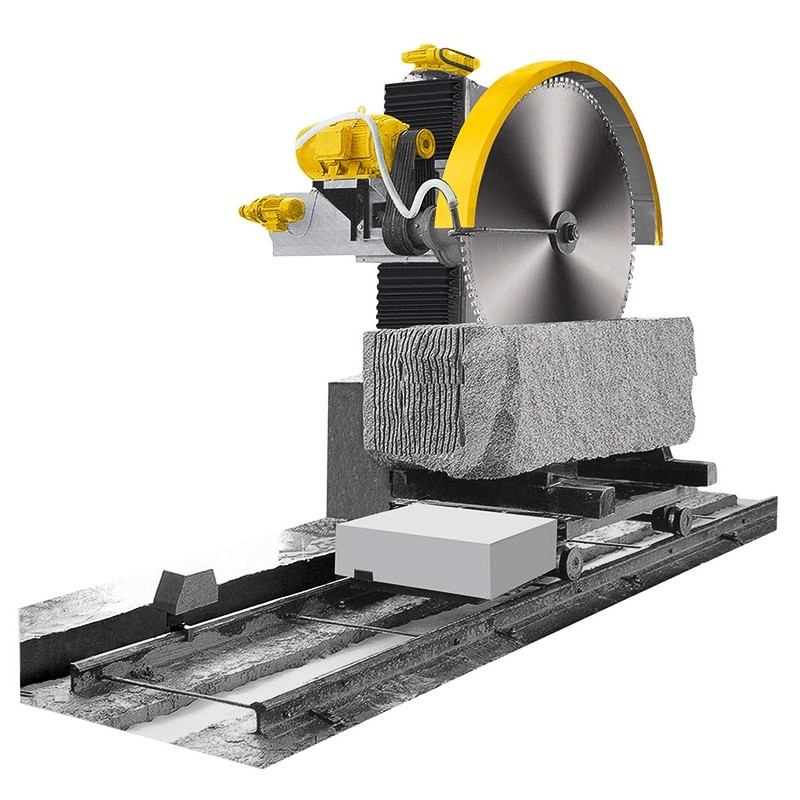 High Cutting Efficiency QZQ-1600 Granite Marble Stone Block Single Column Auto Cutting Machine for Sale