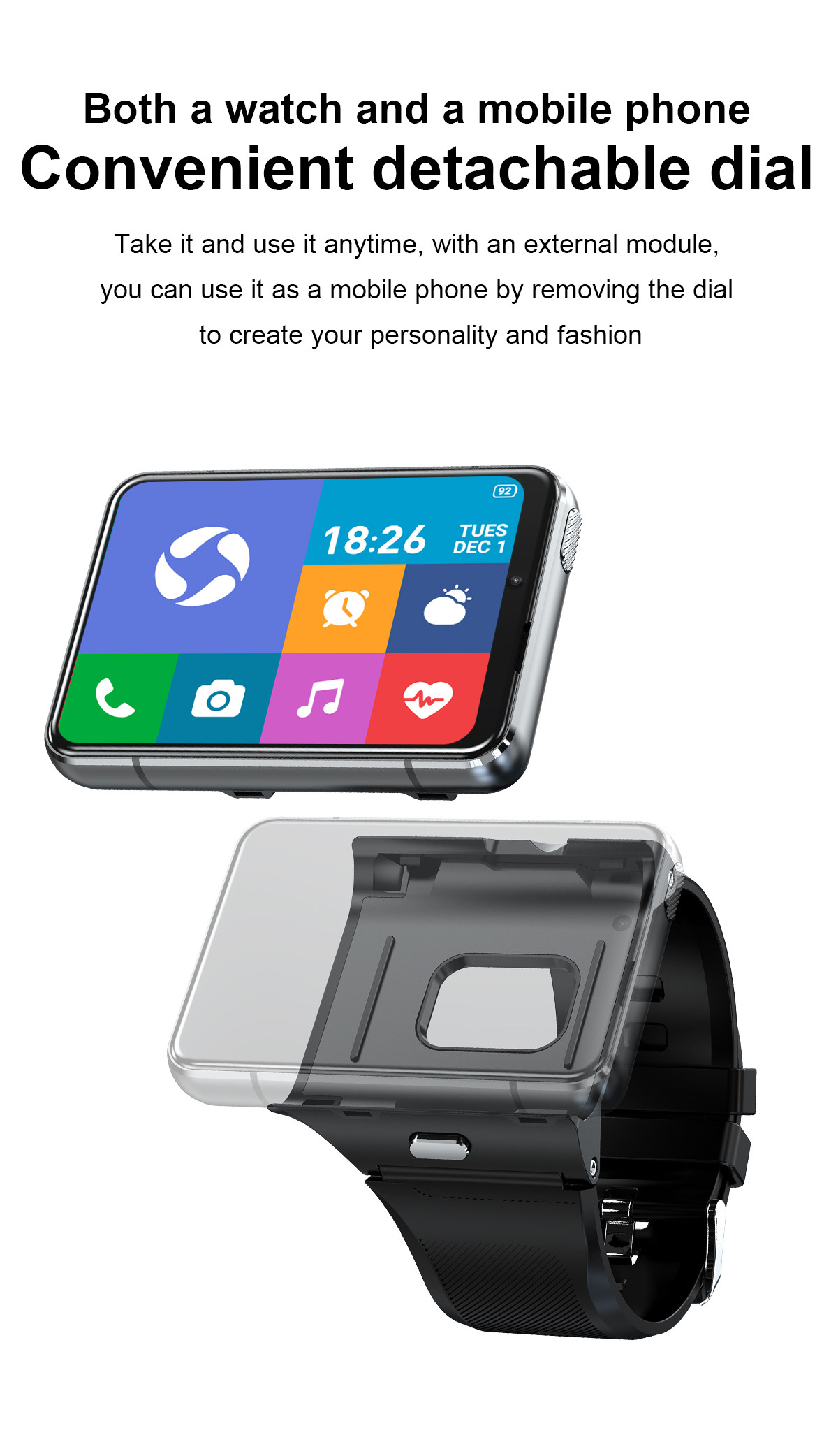 Best Selling 4g Wifi Gps Watch Phone Take Video Smart Watch Big Battery Smartwatch Phone Answer Call S999