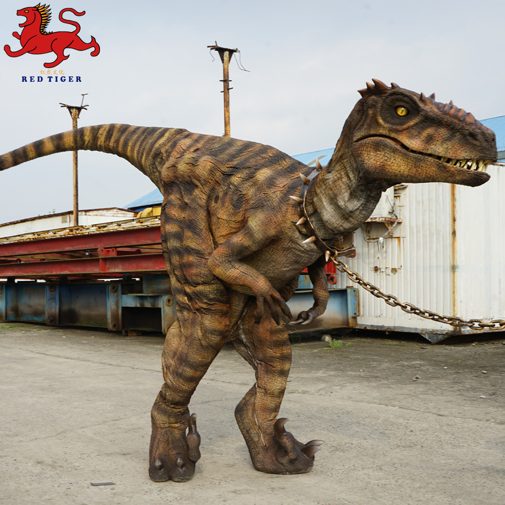 High Interactivity Animatronic Realistic Raptor Costume With Movement / Sound