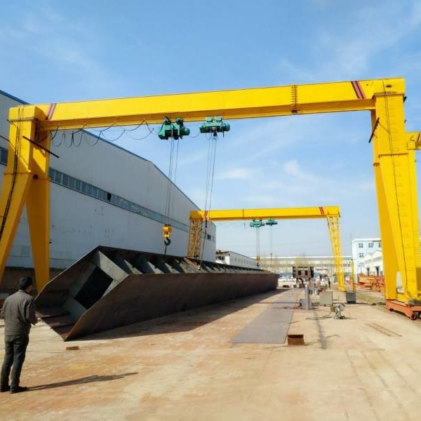 MH10T Single Girder Gantry Crane Equipped With Safety Stopper 10T European Style Hoist